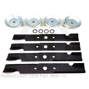 Walker Part # 8691-13 : (NR) Flat Blade Upgrade Kit /DS74