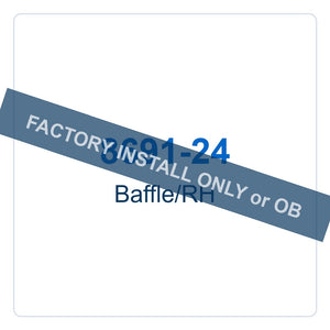Walker Part # 8691-24 : Baffle/RH