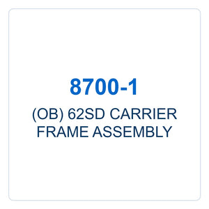 Walker Part # 8700-1 : (OB) 62SD CARRIER FRAME ASSEMBLY