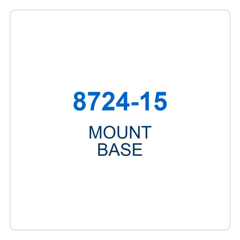 Walker Part # 8724-15 : MOUNT BASE