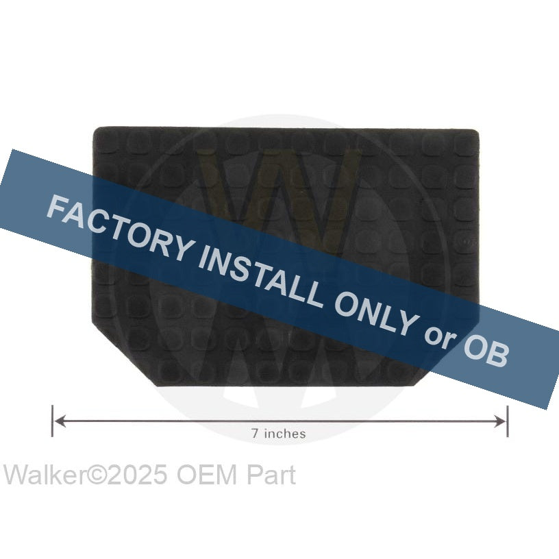 Walker Part # 8735-11 : Rubber Mat (4 x 6)