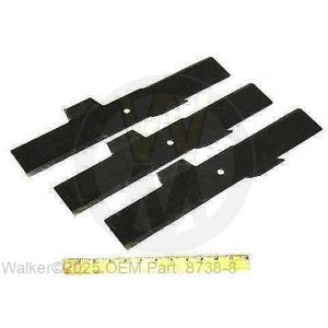 Walker Part # 8738-8 : 52SD MULCH BLADE SET