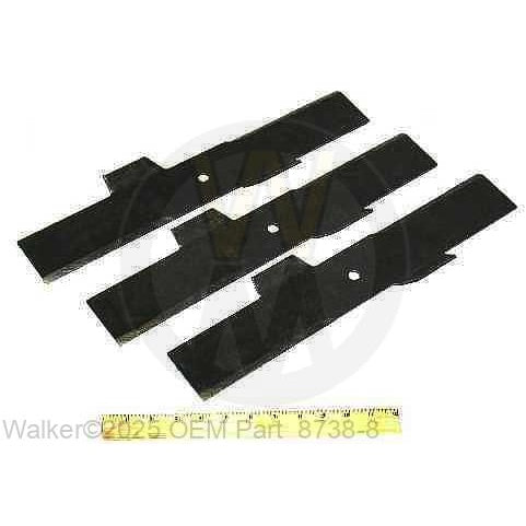 Walker Part # 8738-8 : 52SD MULCH BLADE SET