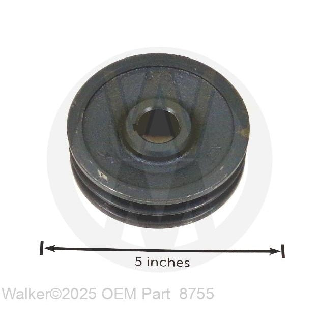 Walker Part # 8755 : BLADE DRIVE PULLEY (3-7/8)