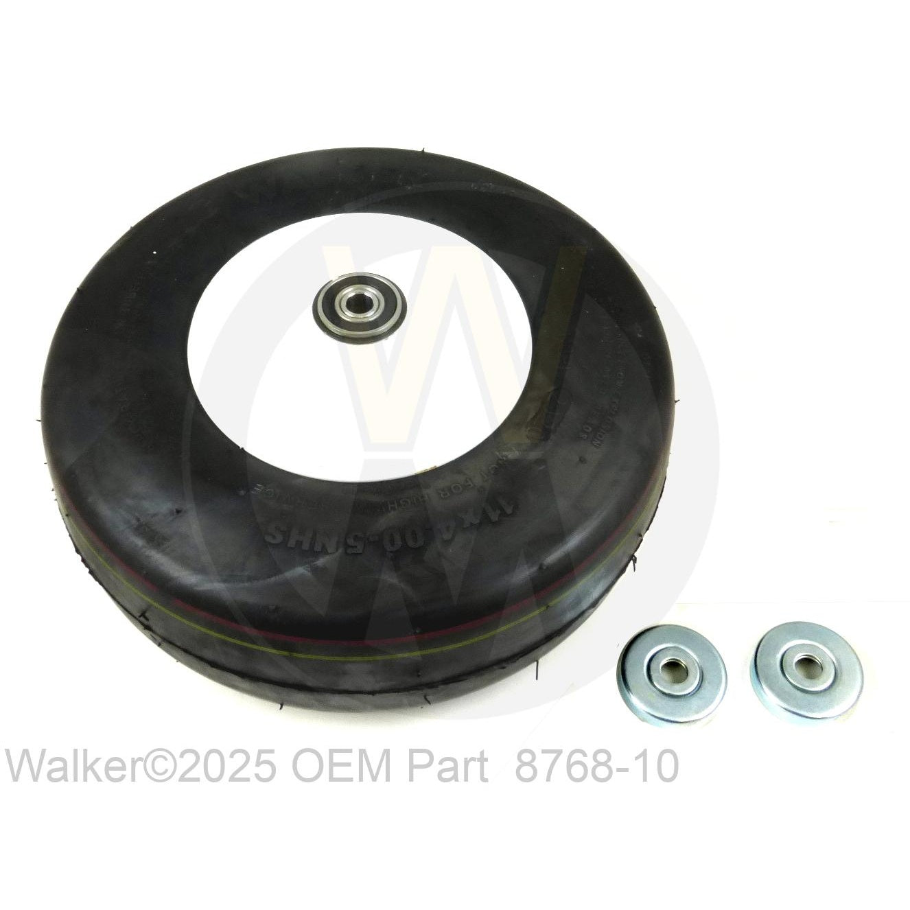 Walker Part # 8768-10 : Caster Wheel,Pneu 11x4-5 PR,BB