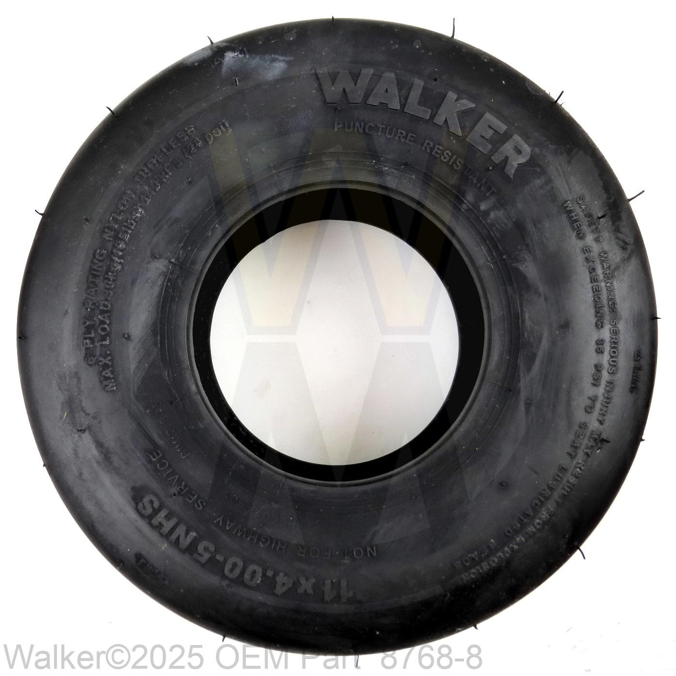 Walker Part # 8768-8 : Tire, Pneumatic (11x4-5 6-PLY)