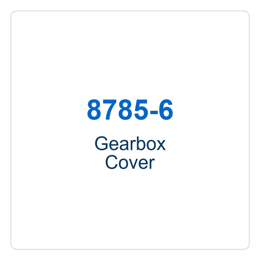 Walker Part # 8785-6 : Gearbox Cover