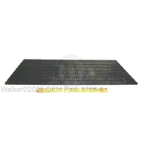Walker Part # 8786-4 : (NR) RUBBER MAT, FRONT