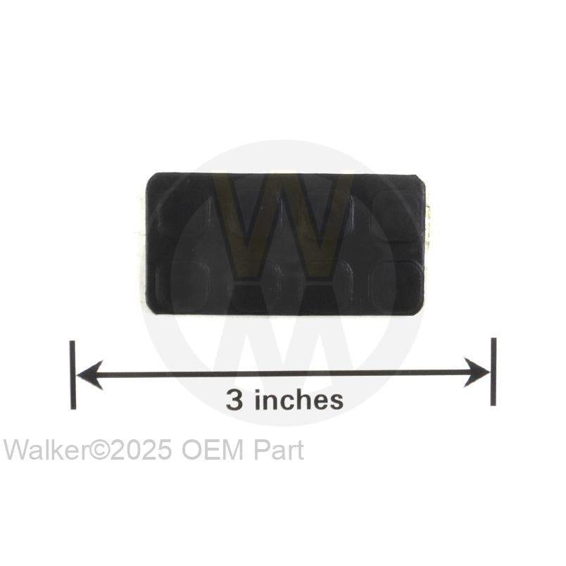 Walker Part # 8788-1 : RUBBER MAT (1x2)