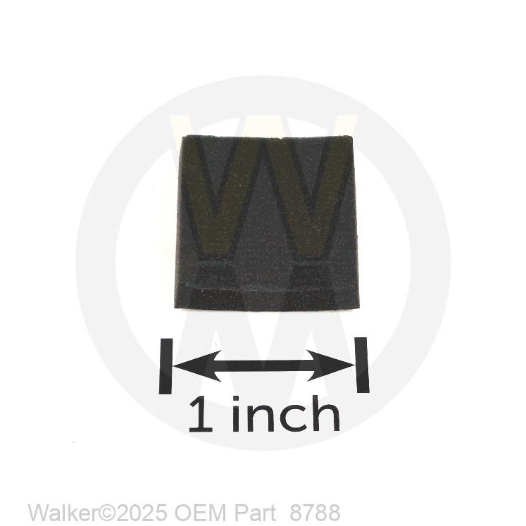 Walker Part # 8788 : RUBBER BUMPER (SELF-ADHESIVE MNT)