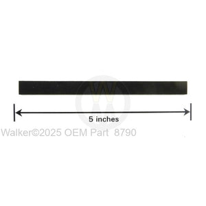 Walker Part # 8790 : RUBBER CUSHION STRIP