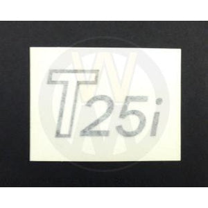 Walker Part # 8821-11 : Decal, T25i