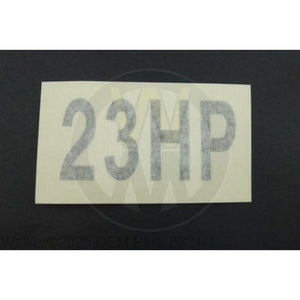 Walker Part # 8821-1 : (NR)(SU8821-10) Decal, 23HP