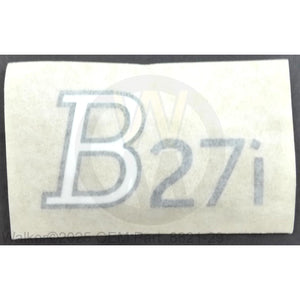 Walker Part # 8821-29 : (NR) Decal, B27i