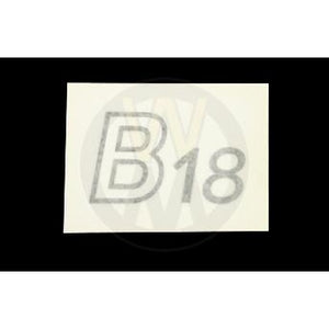 Walker Part # 8821-2 : Decal, B18