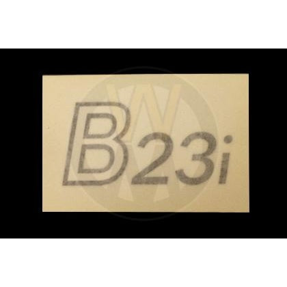 Walker Part # 8821-3 : Decal, B23i