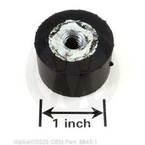 Walker Part # 8845-1 : Rubber Bumper 1-1/4x3/4 (5/16-18-Female Threads)