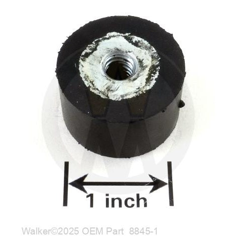 Walker Part # 8845-1 : Rubber Bumper 1-1/4x3/4 (5/16-18-Female Threads)