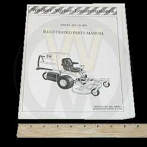Walker Part # 8895-1 : PARTS MANUAL/T/BOUND