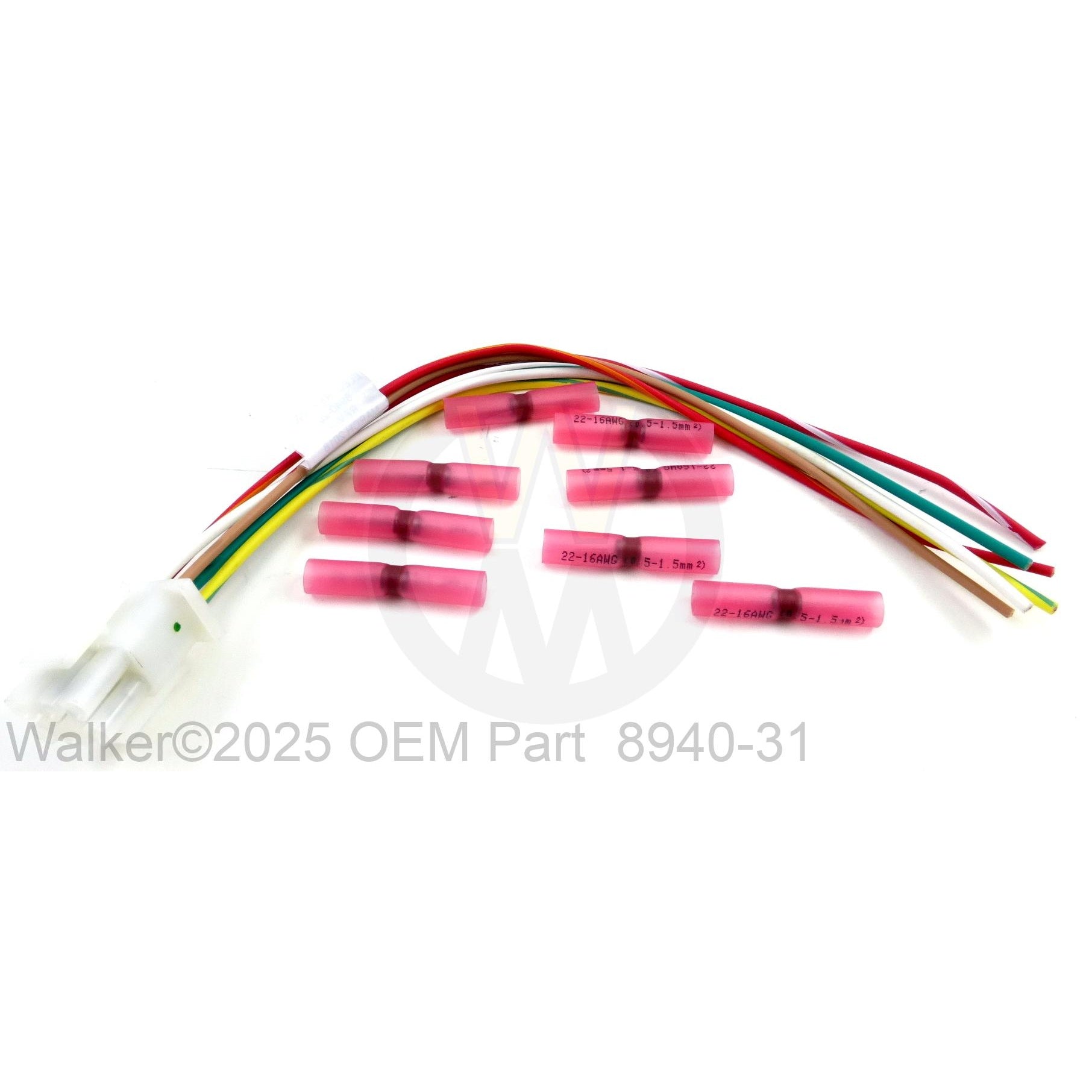 Walker Part # 8940-31 : MT25I INTERFACE HARNESS REPAIR KIT
