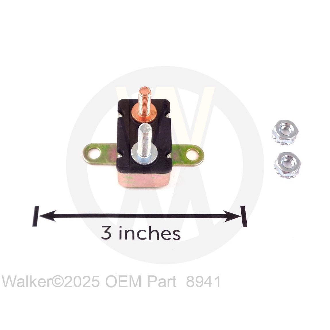 Walker Part # 8941 : CIRCUIT BREAKER (30 AMP AUTO RESET/SEALED)
