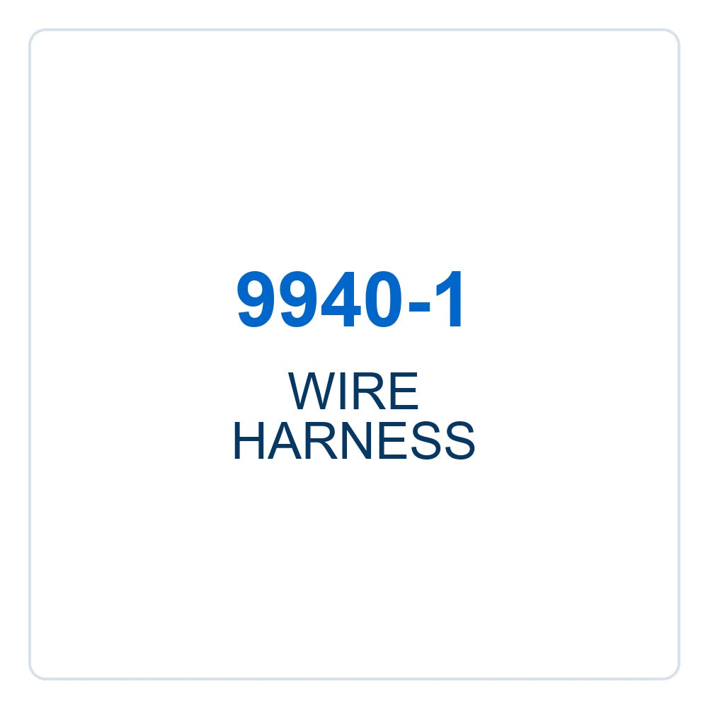 Walker Part # 9940-1 : WIRE HARNESS