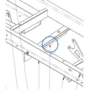 EcoLawn A-0030 Scraper Conveyor (MIC-004) — Main Frame replacement part for ECO100 and ECO200 top dressers