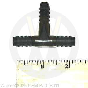 Walker Part # B011 : POLY HOSE TEE (3/8)  (#43013)