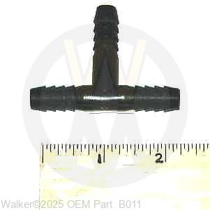 Walker Part # B011 : POLY HOSE TEE (3/8)  (#43013)
