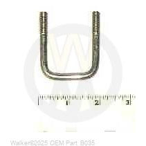 Walker Part # B035 : U-BOLT (#43323)