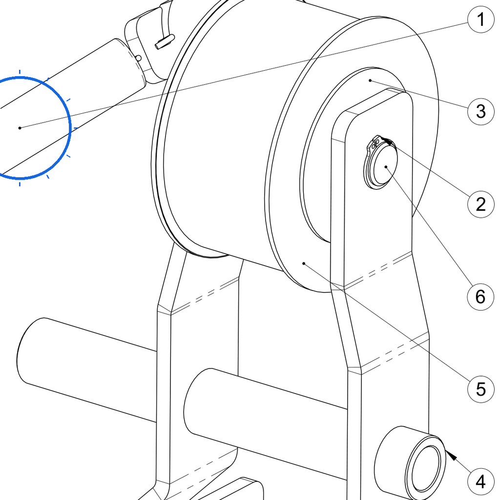 EcoLawn C-0008 Extension Spring — Frame Assembly replacement part for ECO Series top dressers