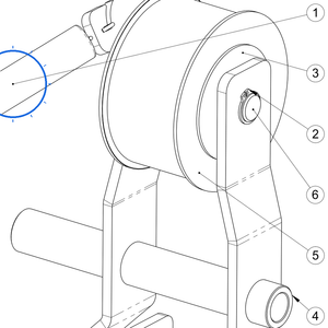 EcoLawn C-0008 Extension Spring — Frame Assembly replacement part for ECO Series top dressers