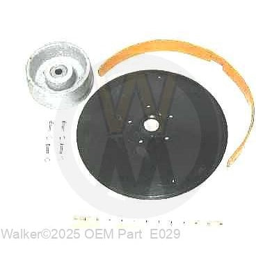 Walker Part # E029 : EDGER HUB KIT, 13' BLADE
