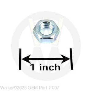 Walker Part # F007 : 5/16-18 JAM NUT