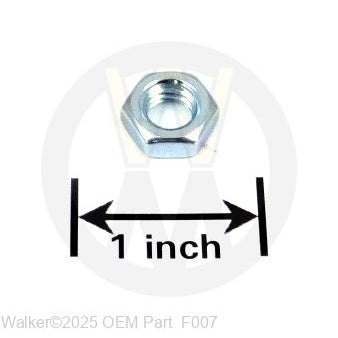 Walker Part # F007 : 5/16-18 JAM NUT