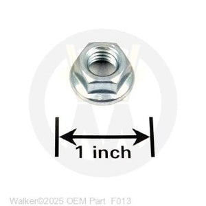 Walker Part # F013 : 3/8-16 WHIZ LOCKNUT