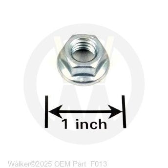 Walker Part # F013 : 3/8-16 WHIZ LOCKNUT