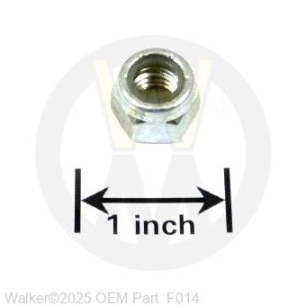 Walker Part # F014 : 3/8-16 ESNA NUT