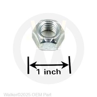 Walker Part # F016 : 1/2-13 SELF-LOCKING NUT