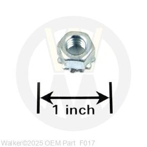 Walker Part # F017 : 5/16-18 KEPS NUT