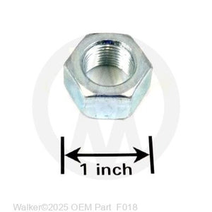 Walker Part # F018 : 5/8-18 HEX NUT