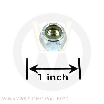 Walker Part # F020 : 5/16-18 ESNA NUT