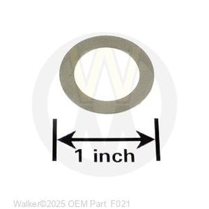 Walker Part # F021 : 11/16X1X.015 SHIM WASHER (STEEL)