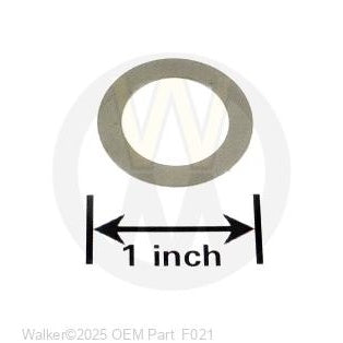 Walker Part # F021 : 11/16X1X.015 SHIM WASHER (STEEL)