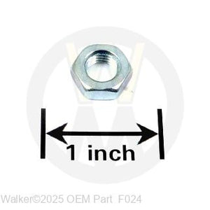 Walker Part # F024 : 5/16-24 JAM NUT