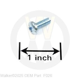 Walker Part # F026 : 10-24x1/2 PPHMS