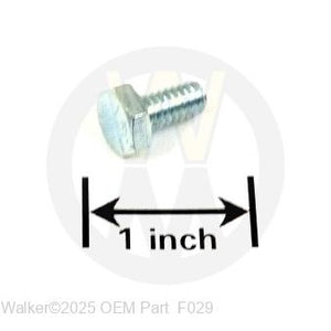 Walker Part # F029 : 1/4-20x1/2 HEX BOLT
