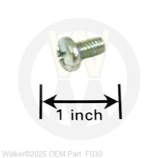 Walker Part # F030 : 1/4-20x1/2 PPH BOLT