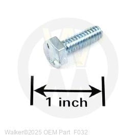 Walker Part # F032 : 1/4-20x3/4 HEX BOLT