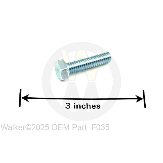Walker Part # F035 : 5/16-18x1-1/4 HEX BOLT